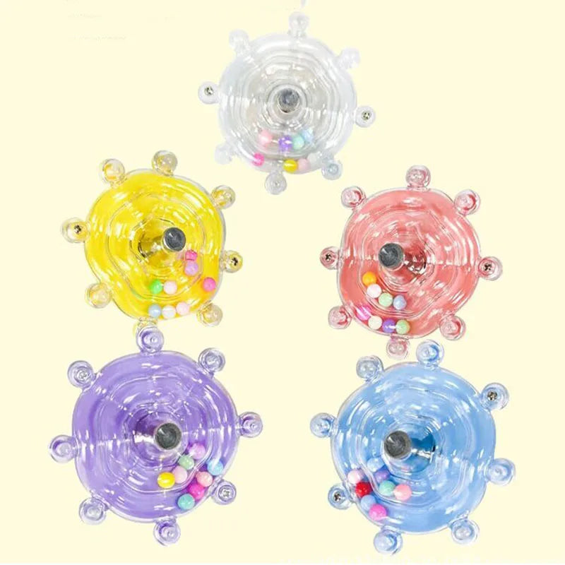 Interactive Parrot Toy – Rotating Treat Dispenser for Mental Stimulation