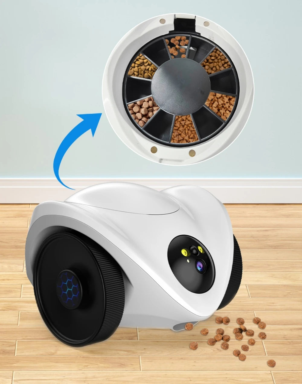 Pethiphop Smart 360° Pet Treat Dispenser Camera
