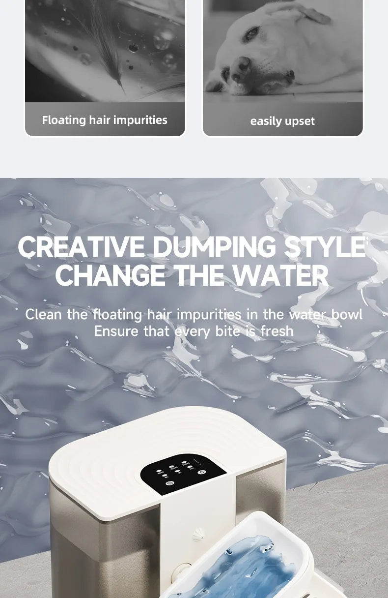 4.5L Smart Pet Water Dispenser – Automatic Cat & Kitten Fountain