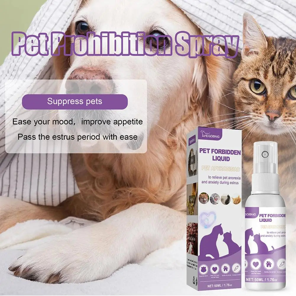 Pet Calming Spray – Pheromone Anxiety Relief for Cats & Dogs, Reduce Stress & Agitation