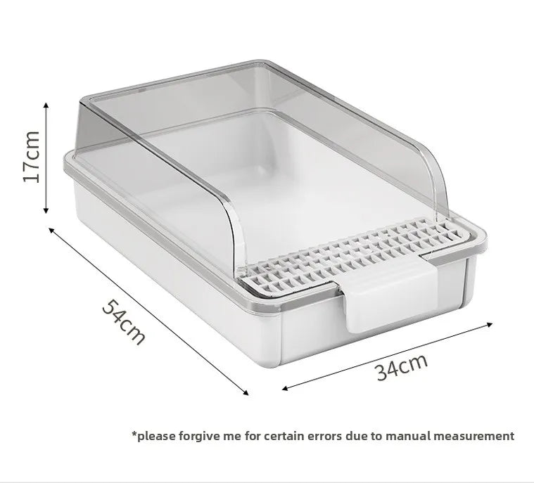 Extra Large Self-Cleaning Cat Litter Box – Closed & Odor Control