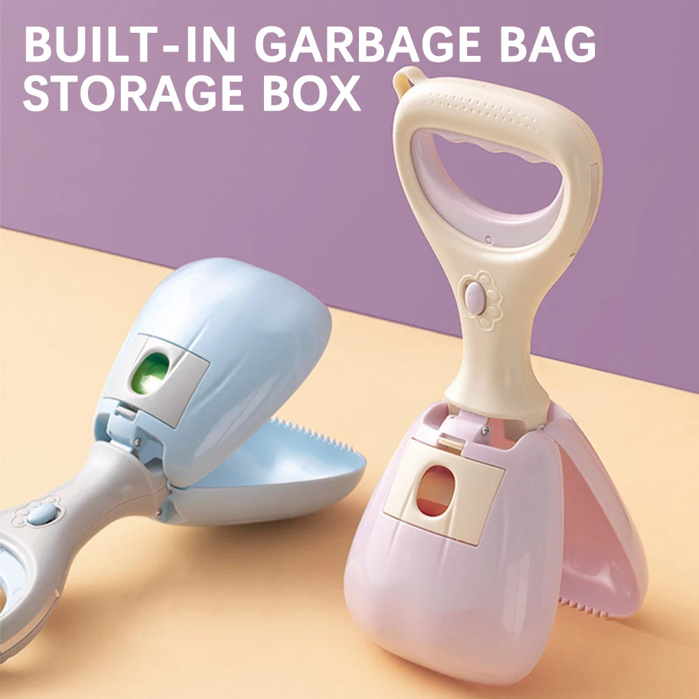 Portable Dog Pooper Scooper – Shovel with Bag Dispenser