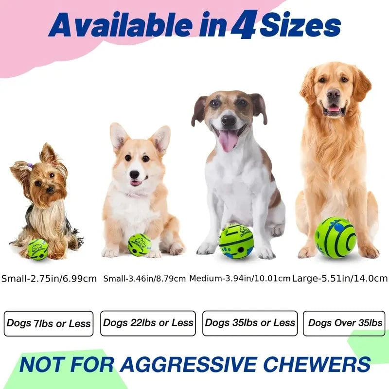 Interactive Giggle Ball – Dog IQ Training & Mental Stimulation Toy