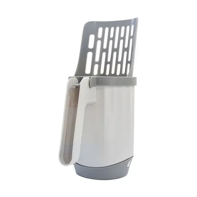 Cat Litter Scoop with Refill Bag – Self-Cleaning Garbage Picker