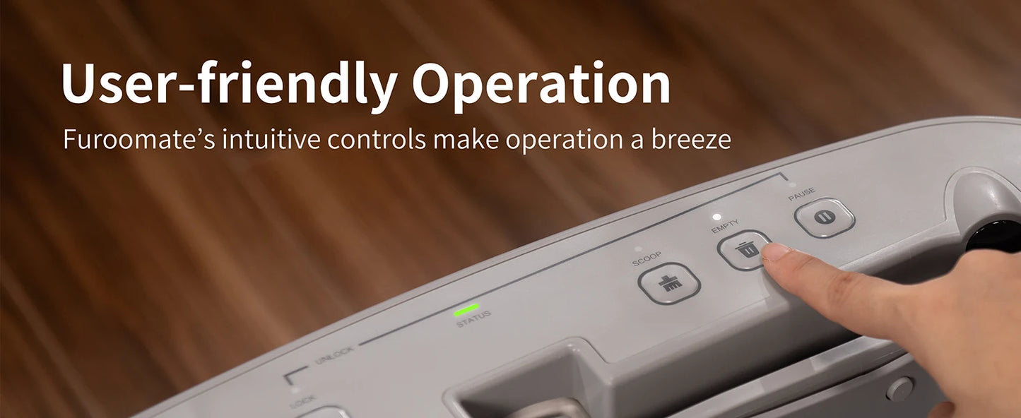 F6 Self-Cleaning Cat Litter Box – Open-Top Automatic with Odor Control