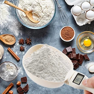 Digital Pet Food Measuring Scoop – LED Dog & Cat Food Scale