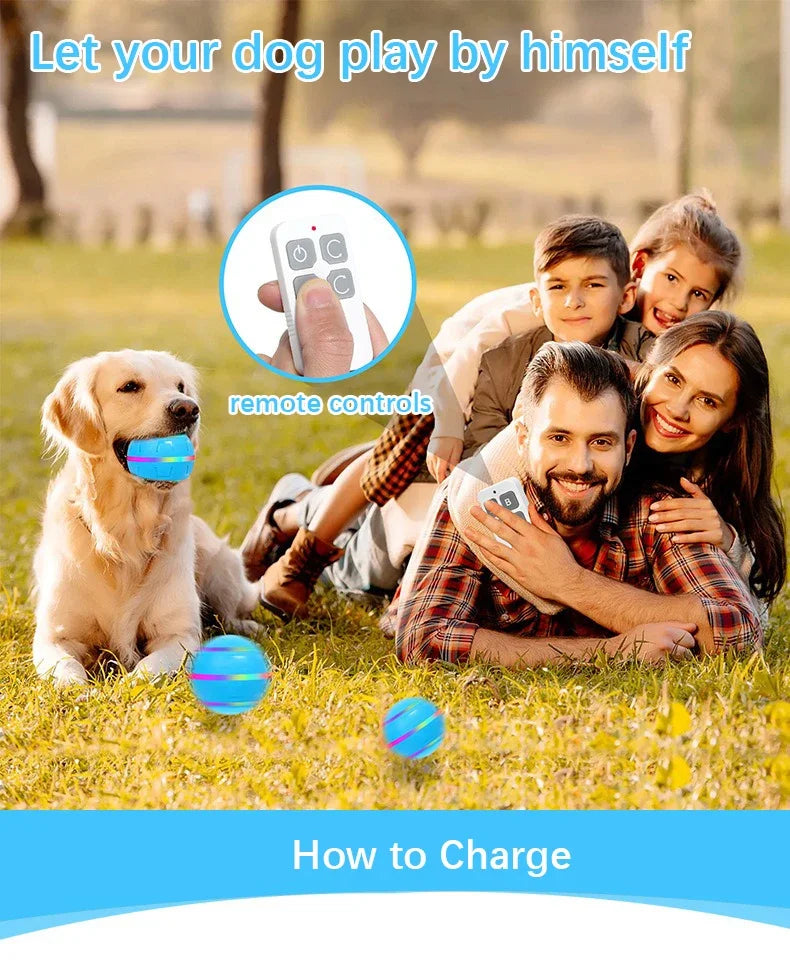 Remote Control Dog Toy Ball – Intelligent, Flash & Rechargeable Pet Toy