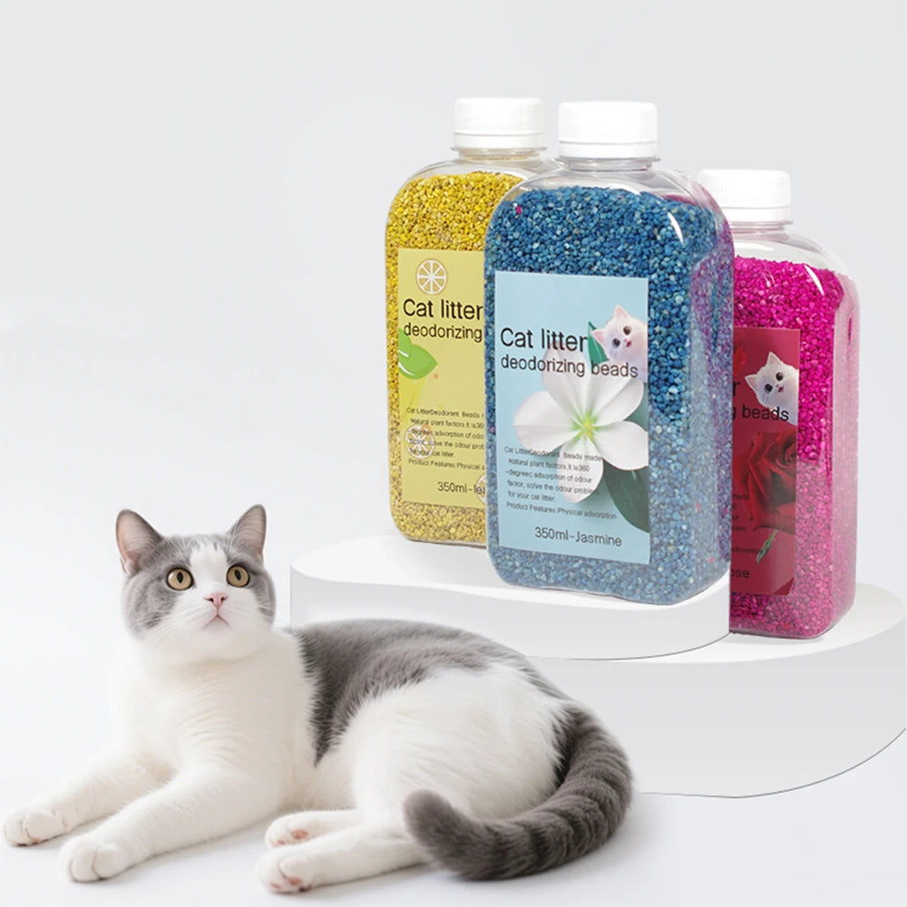 Non-Toxic Cat Litter Deodorizer – Odor Beads for Cats & Kittens