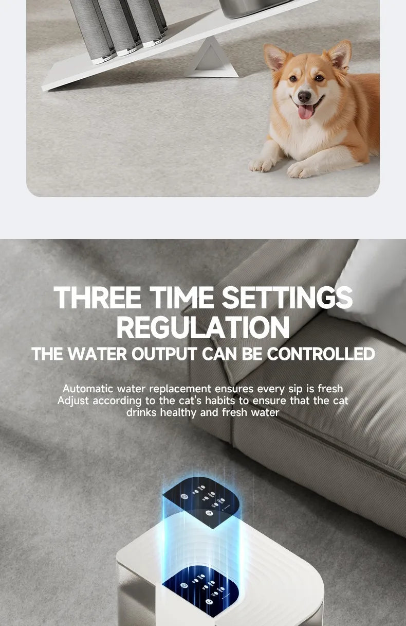 "Smart Wireless Cat Water Fountain 4.5L – Silent & Rechargeable"