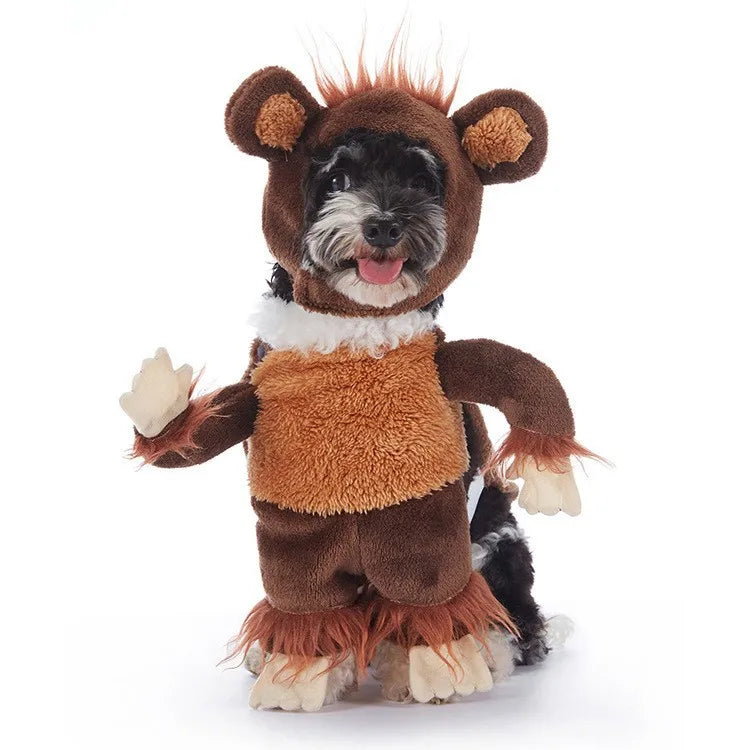 Pet Halloween Party Costume with Hat