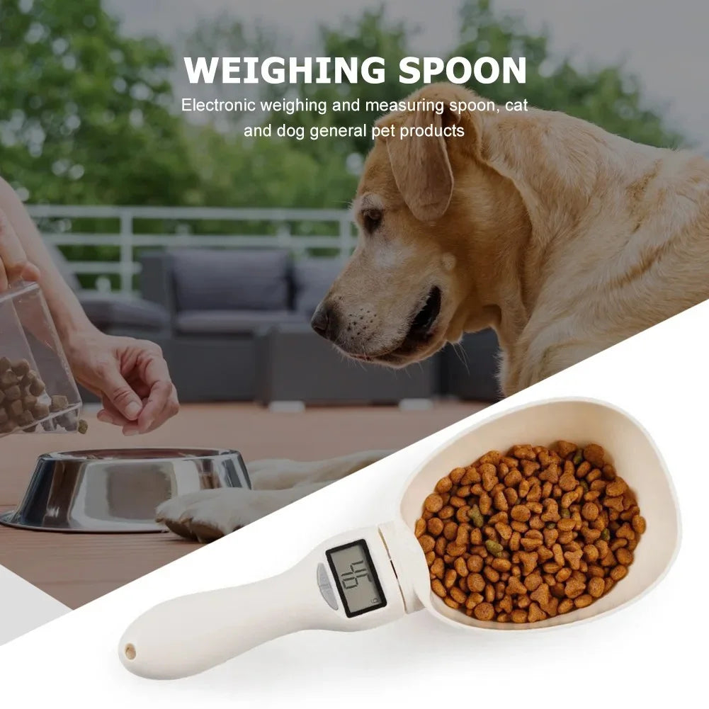"Digital Pet Food Scoop Scale – LED Display"