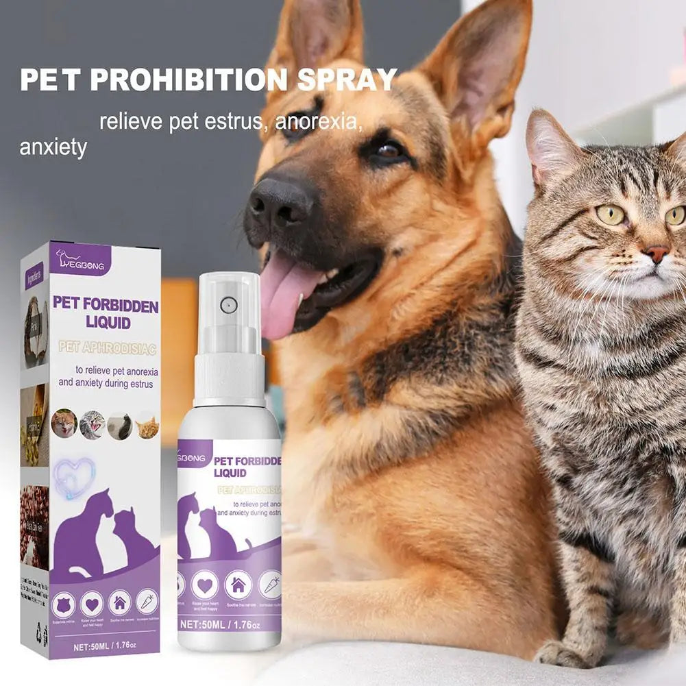 Pet Calming Spray – Pheromone Anxiety Relief for Cats & Dogs, Reduce Stress & Agitation