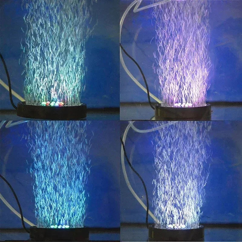 Bubbler Decor Lamp Aquarium Fish Tank Pool Led Lights
