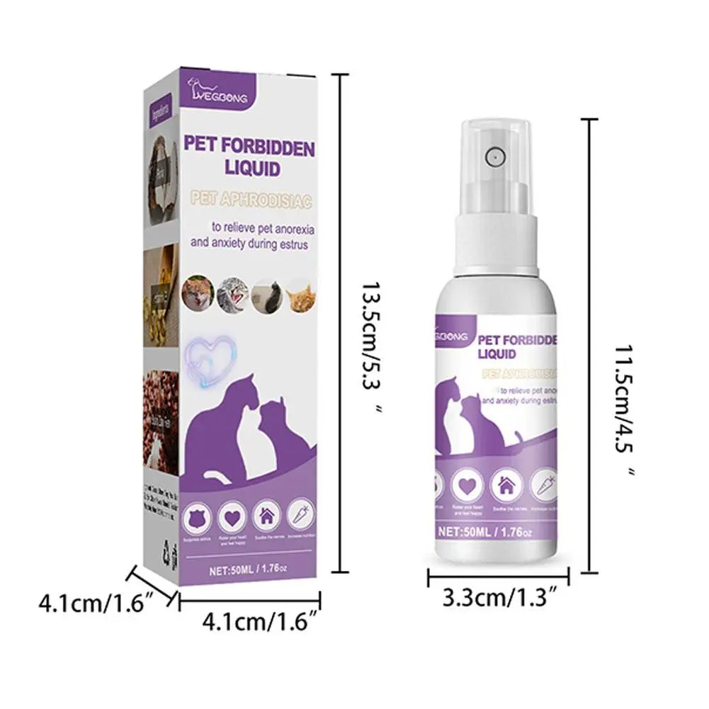 Pet Calming Spray – Pheromone Anxiety Relief for Cats & Dogs, Reduce Stress & Agitation