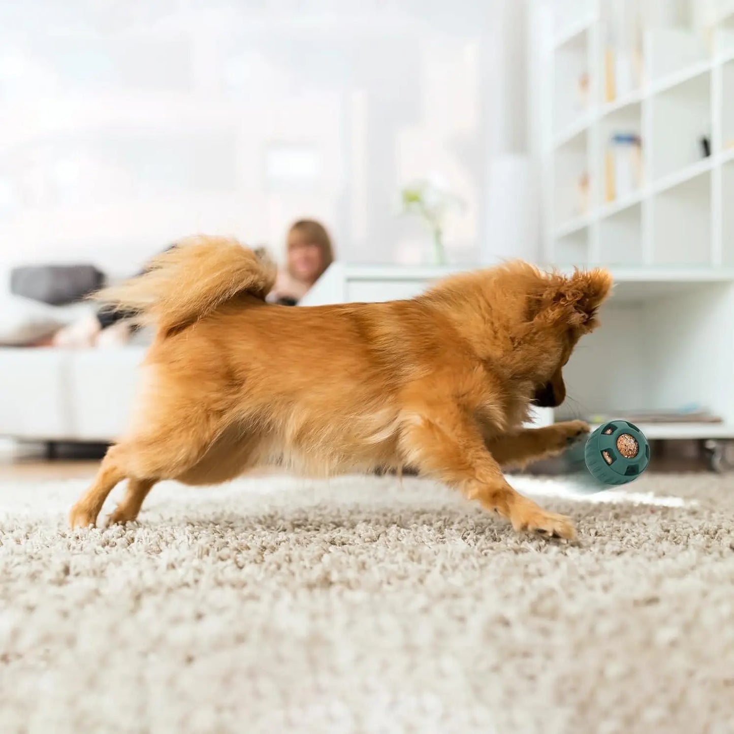 Refillable Silicone Dog Toy – Interactive Chew & Feeding Ball