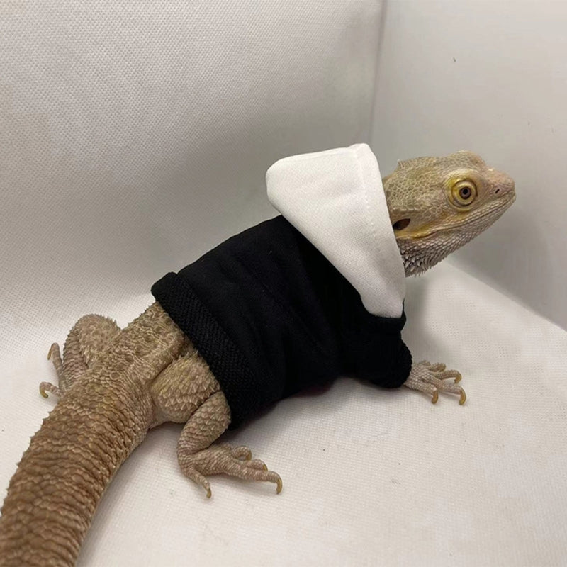 Bearded Dragon Costume for Lizards Hoodie Coat Reptiles Clothes Photo Party R7UB