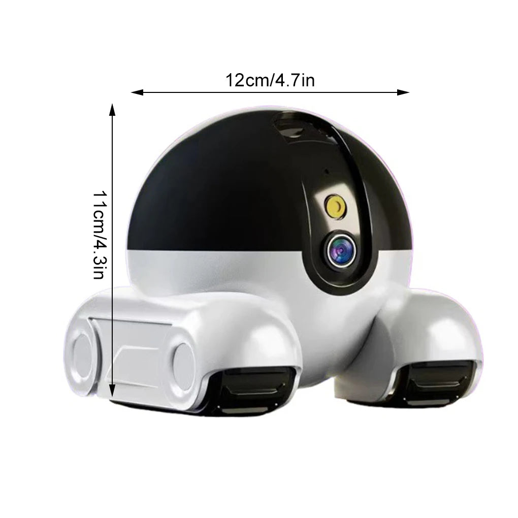 300w HD Lens Robot Camera APP Remote Control Robot Dog Camera Dome Camera Home Security CCTV Baby Pet Real-time Monitoring