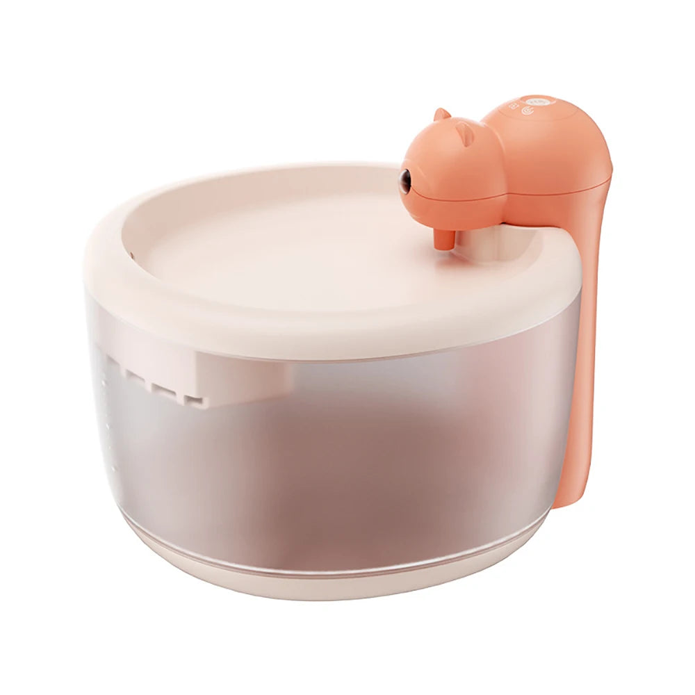 2L Automatic Wireless Pet Water Feeder Smart Induction Cat Dog Drinking Fountain Quiet Circulating Filtration Running Water