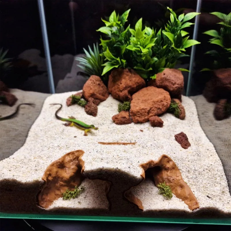 Reptile Cave – Hiding Hole, Basking Spot & Terrain Divider for Terrariums