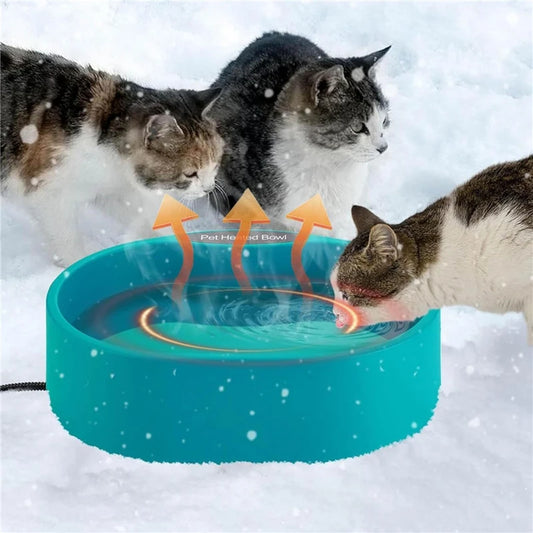 3.7L Automatic Heated Water Bowl – Temperature-Controlled Pet Feeder
