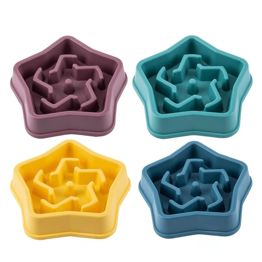 "Slow Feeder Dog Bowl – Anti-Choke Cloud Shape for Large Dogs"