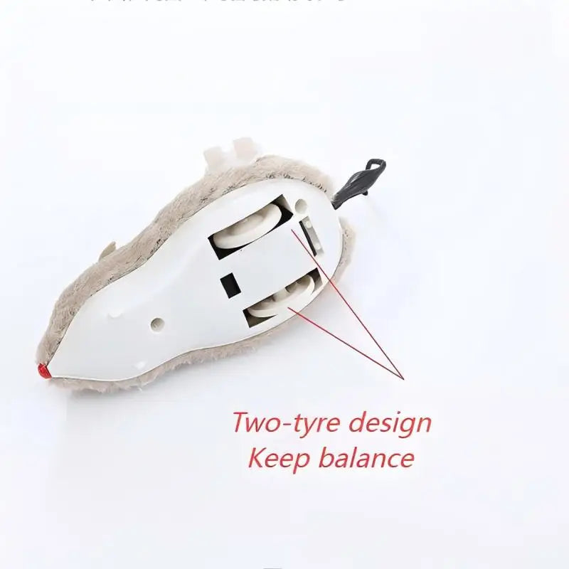 Lifelike Plush Mouse Toy – Running Rat Toy for Cats & Dogs (Random Color)