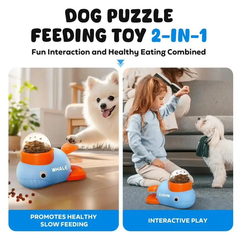 Interactive Slow Feed Treat Dispenser – Puzzle Toy for Dogs & Cats