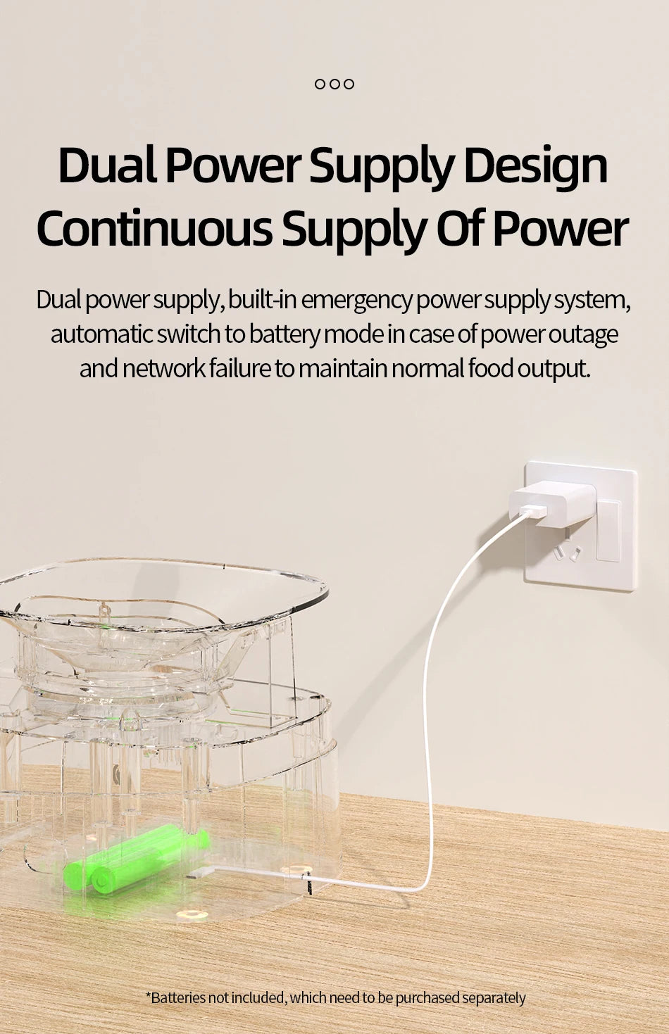 WiFi Smart Pet Feeder – Automatic Kibble Dispenser for Cats & Dogs