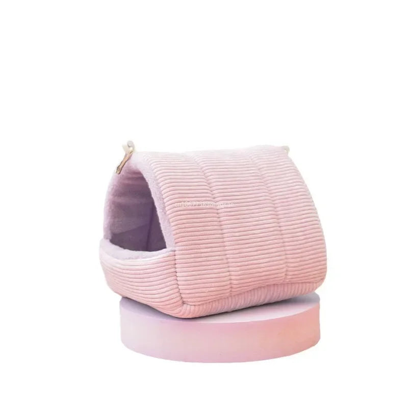 Winter Warm Bird Nest – Cotton Hanging Hammock & Tent Bed for Parrots & Budgies