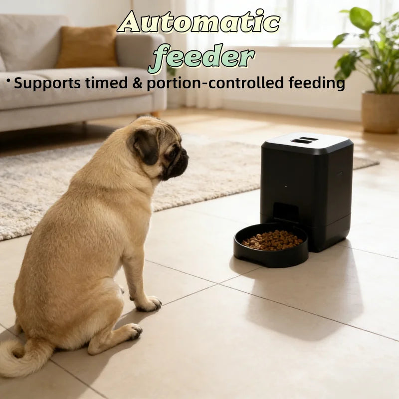 2L Wireless Smart Pet Feeder – App Controlled Cat & Dog Dispenser