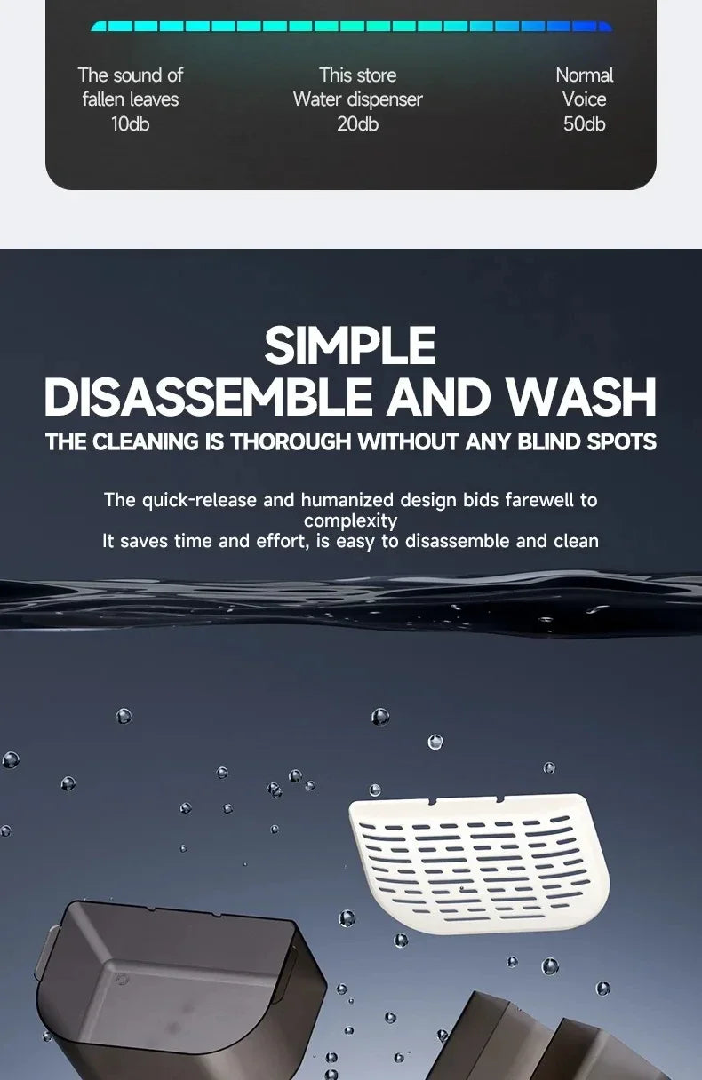 4.5L Smart Pet Water Dispenser – Automatic Cat & Kitten Fountain