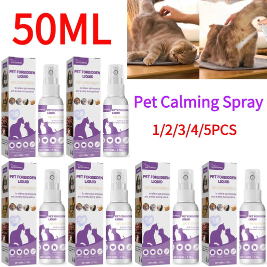 Pet Calming Spray – Pheromone Anxiety Relief for Cats & Dogs, Reduce Stress & Agitation