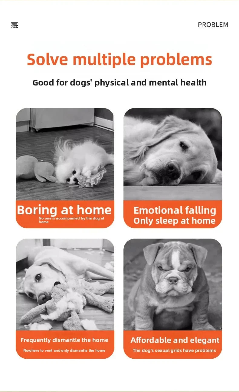 Interactive Slow Feed Treat Dispenser – Puzzle Toy for Dogs & Cats