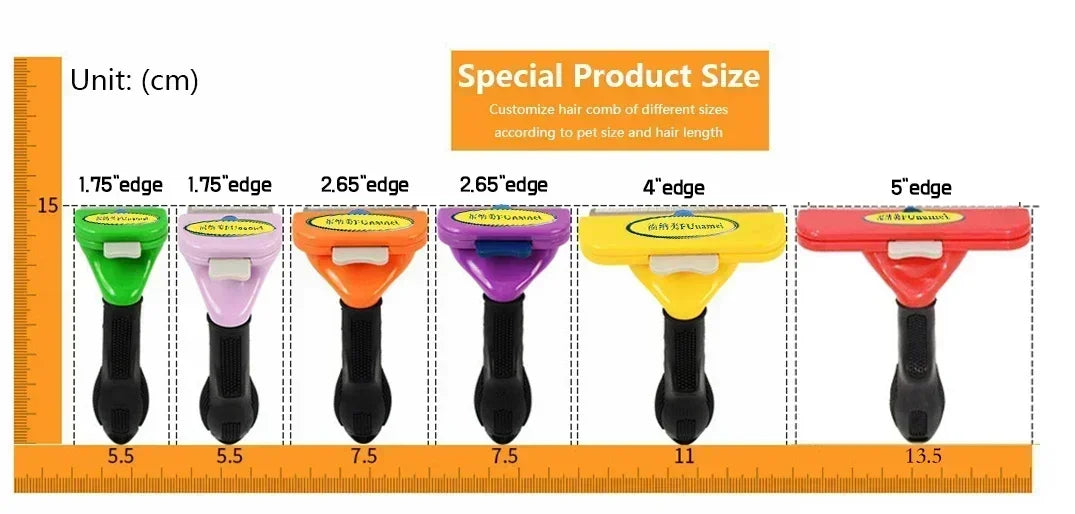 Cat & Dog Hair Removal Comb – Pet Grooming & Massage Brush