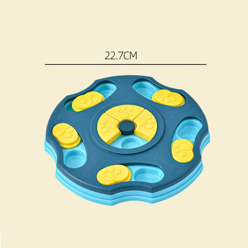 Interactive Dog Puzzle Slow Feeder – IQ Training Food Dispenser