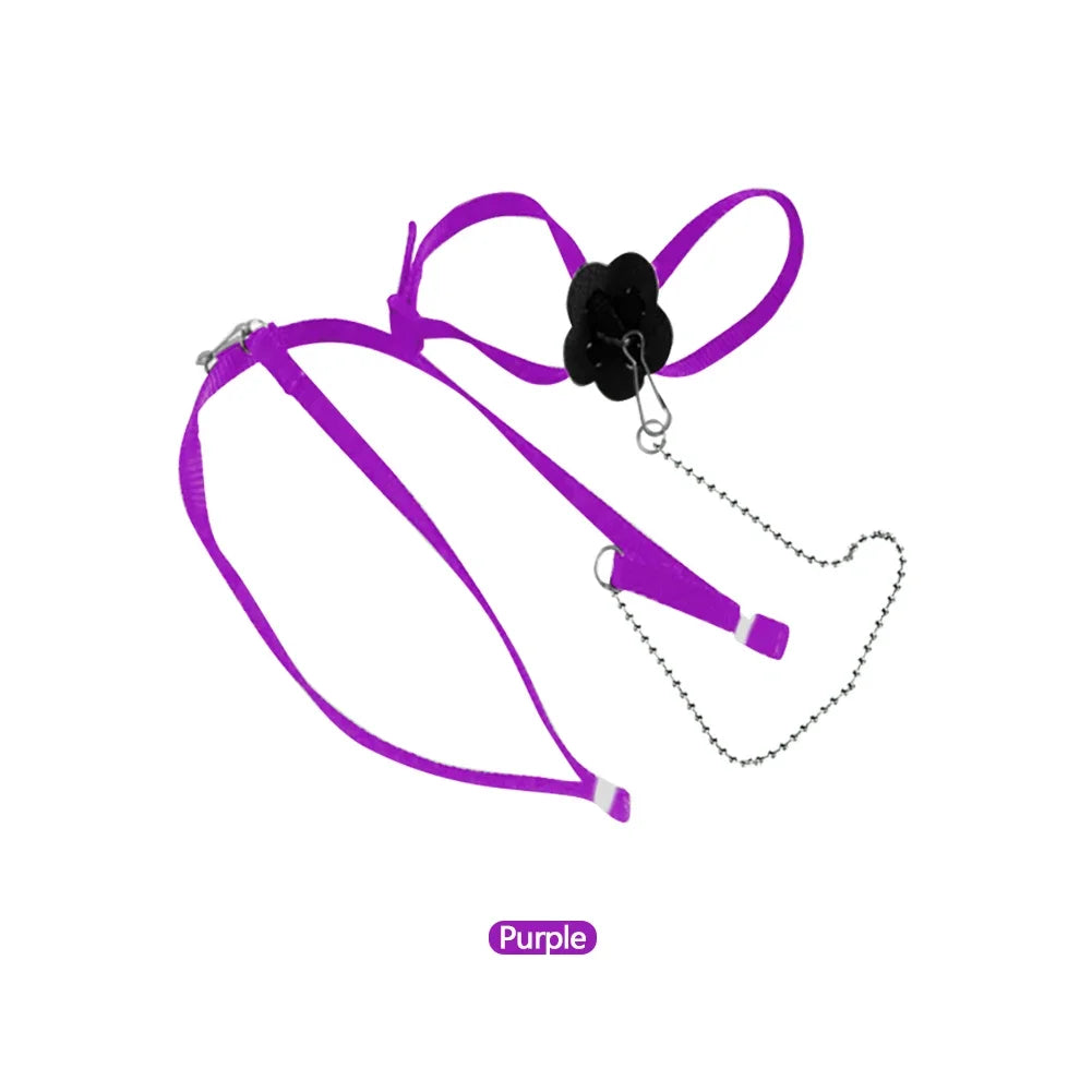 Anti-Bite Reptile Harness & Leash – Adjustable Walking Rope for Lizards