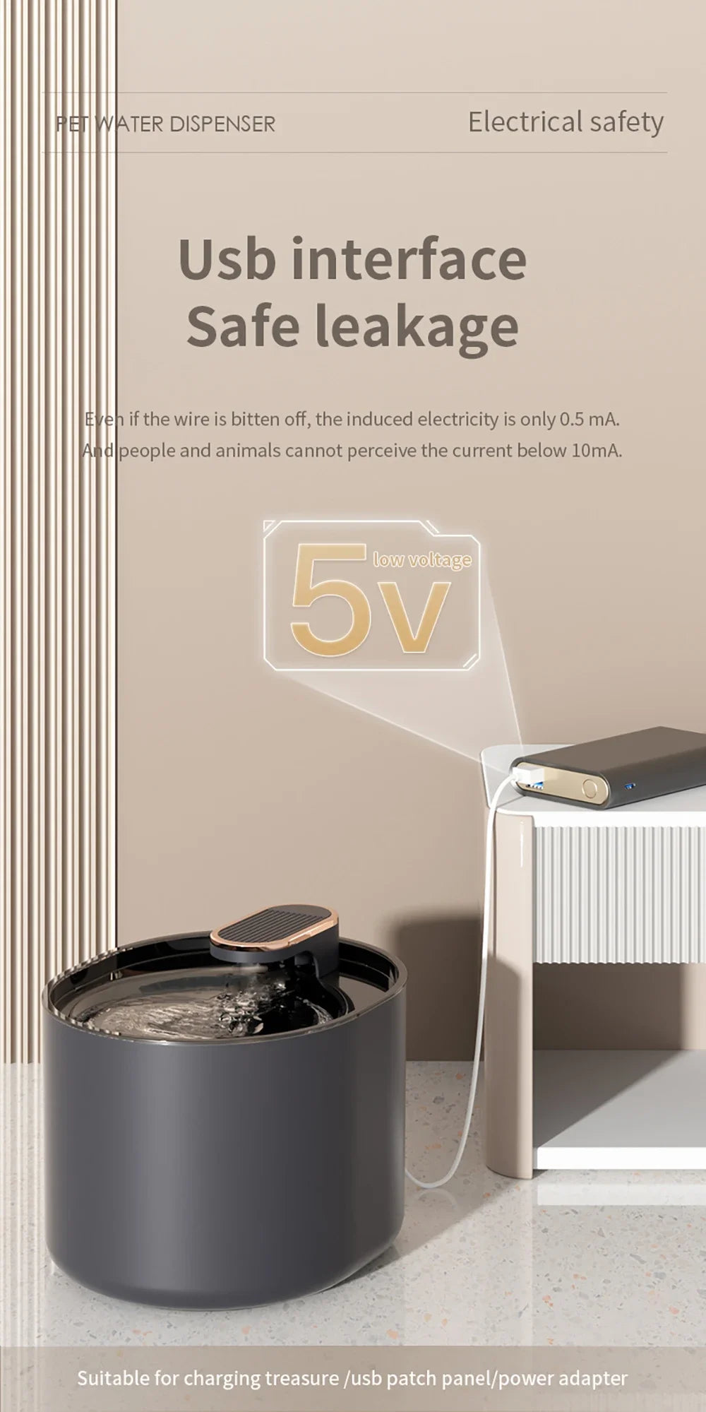 3L Automatic Cat Water Fountain with LED – Ultra Silent Pet Dispenser