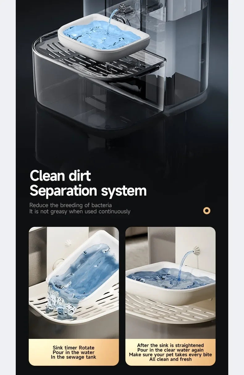 4.5L Smart Pet Water Dispenser – Automatic Cat & Kitten Fountain