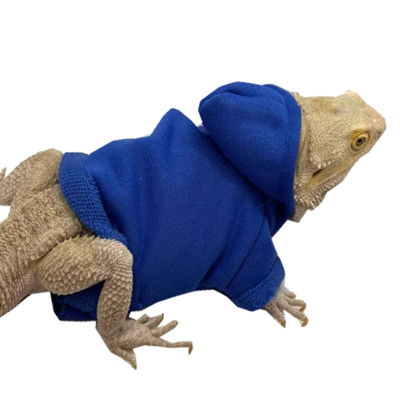 Bearded Dragon Costume for Lizards Hoodie Coat Reptiles Clothes Photo Party R7UB