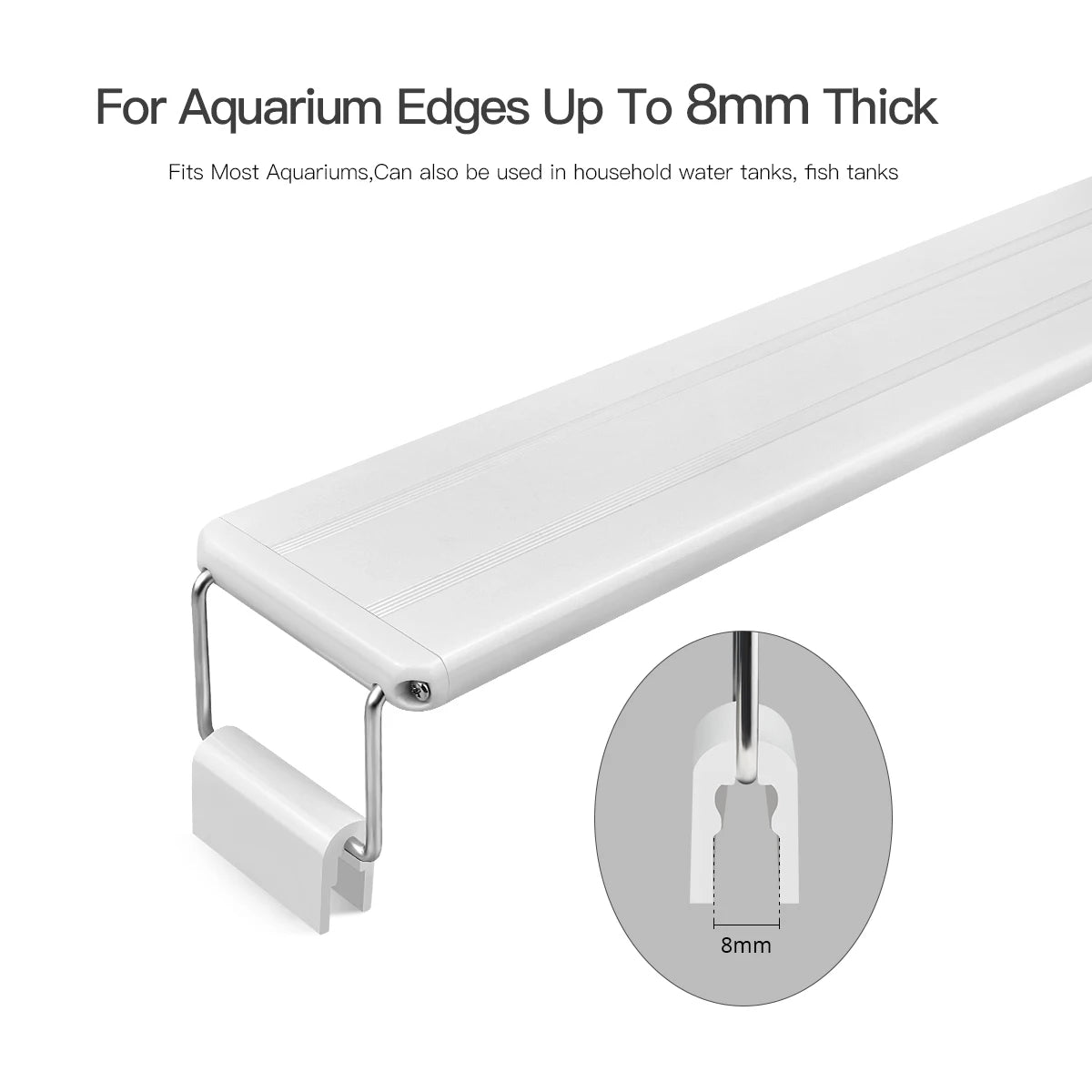 Light Aluminum Bar Full Spectrum Aquatic Plant Grow Lamp Decor