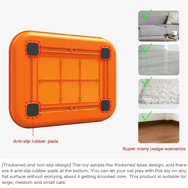 Interactive Cat Puzzle Toy – Slow Feeder, Treat Dispenser & Mental Stimulation