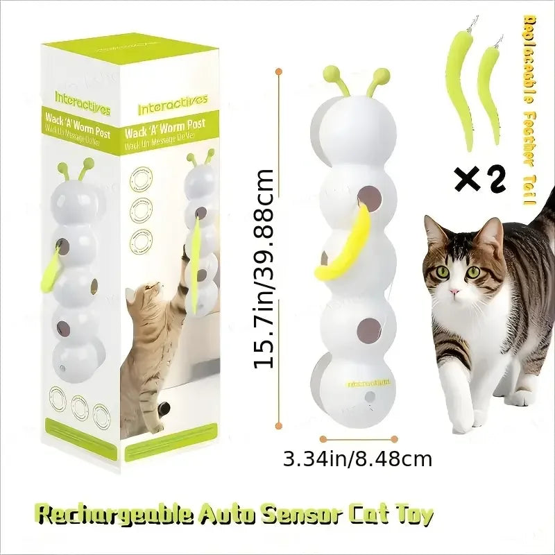 Automatic Sensor Cat Toy – USB Rechargeable Interactive Pet Exerciser