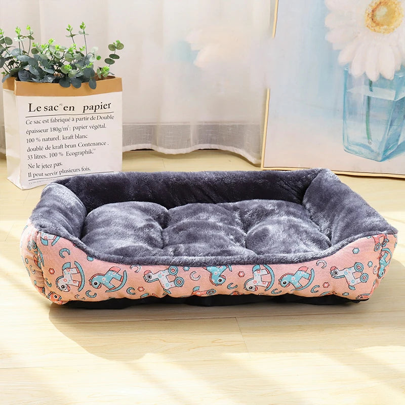 Cozy Dog & Cat Bed – Winter Sofa Mat, Cushion & Basket for All Sizes