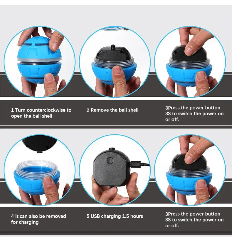 Remote Control Dog Toy Ball – Intelligent, Flash & Rechargeable Pet Toy