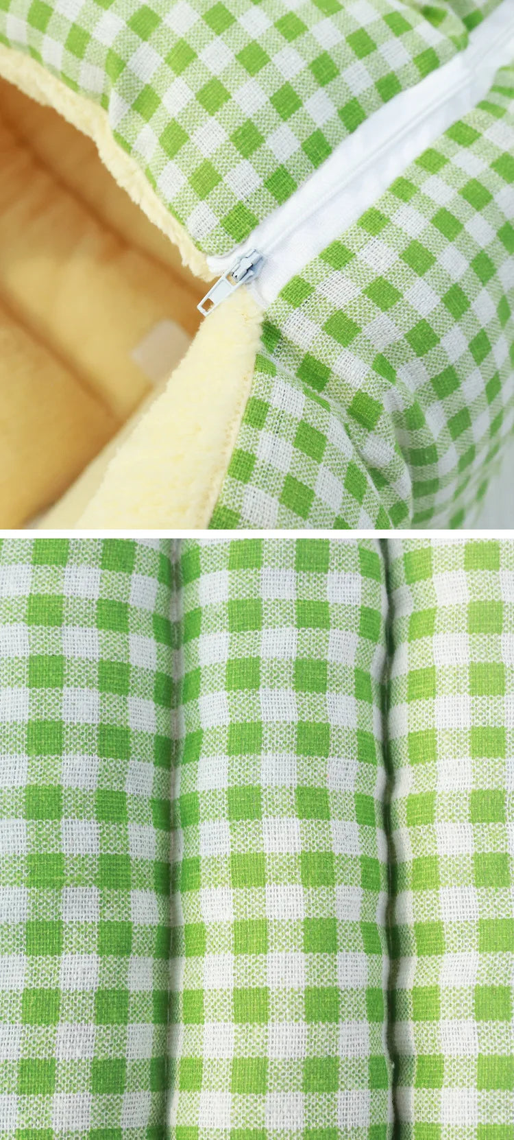 Winter Cat & Dog House – Closed Warm Plush Bed with Detachable Plaid Cover