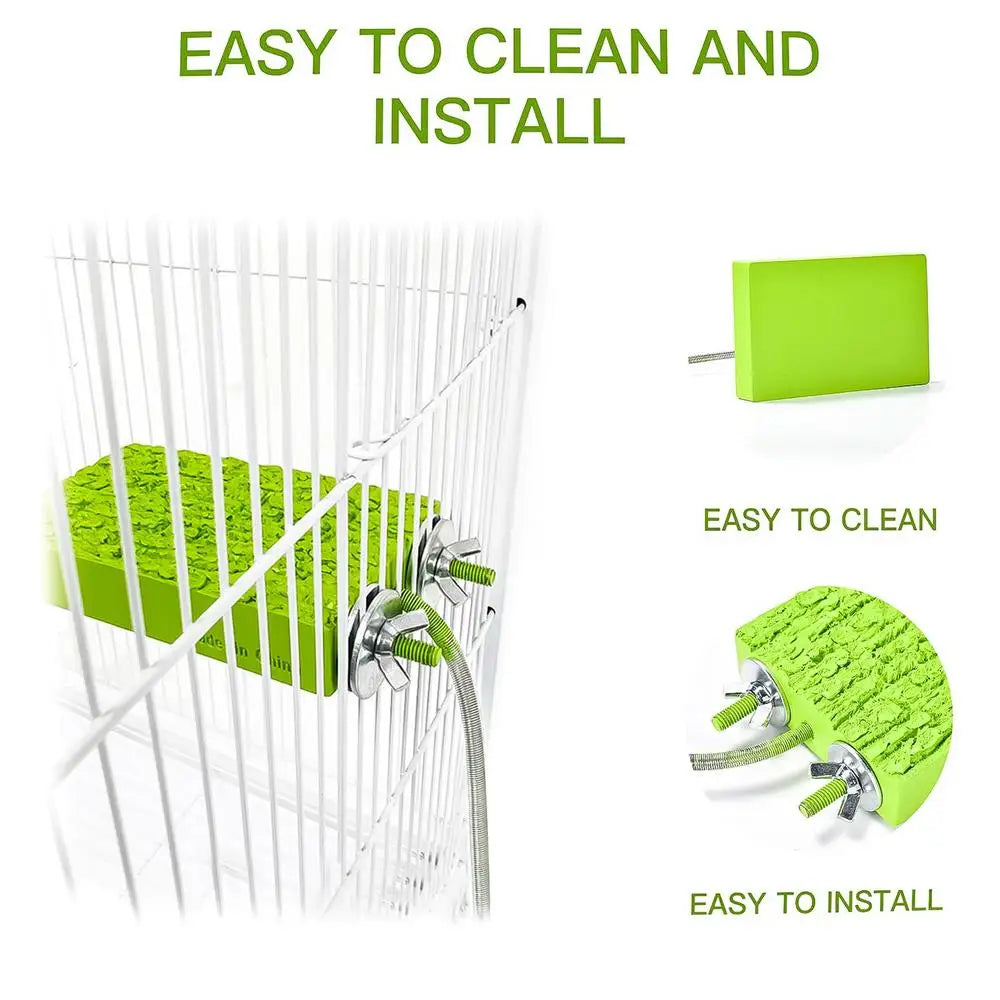 Bird Cage Heater Thermo Perch – Automatic Warmer Stand for Parrots & Small Birds