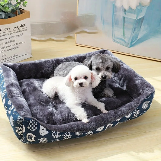 Cozy Dog & Cat Bed – Winter Sofa Mat, Cushion & Basket for All Sizes