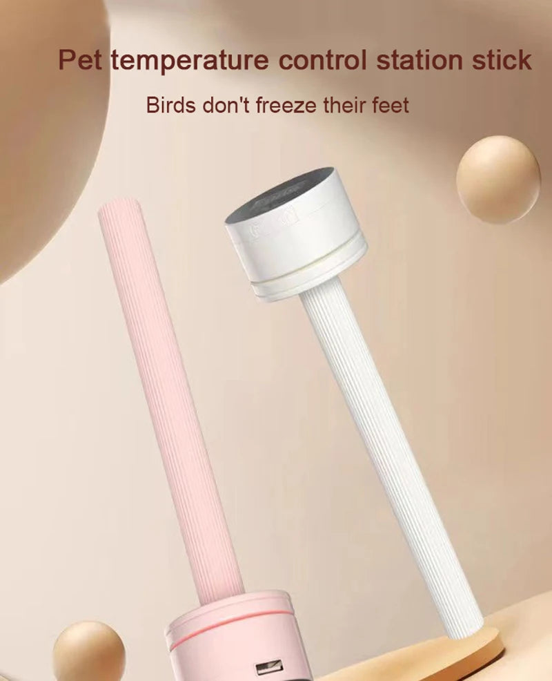Parrot Warming Stick – Automatic Thermostat Bird Cage Heater for Winter Care