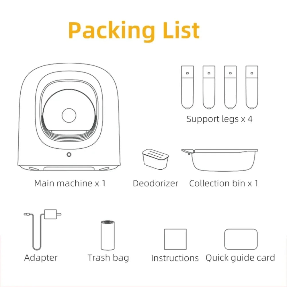 2.0 PRO – Smart Automatic Self-Cleaning Litter Box (56L)