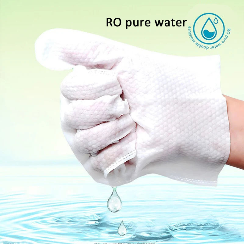 Pet Wash Cleaning Gloves for Cats & Dogs – 6pcs Deodorizing Bath & Grooming Wipes